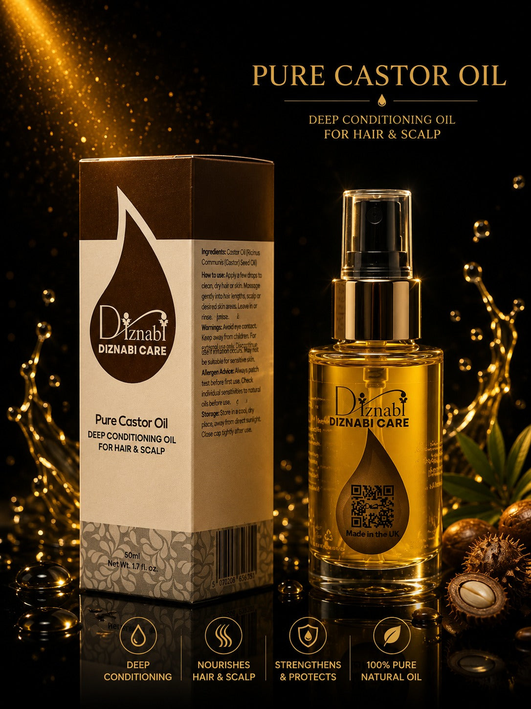 Pure Castor Oil lifestyle